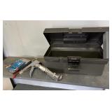 Plastic Tool Box w/ Contents 16in