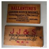 Pair of Whisky Crate Ends