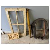 Wooden Window Frame, Yoke, Horse Collar