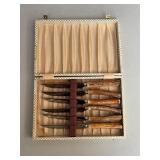Cox and Co Ltd. Steak Knives in Box