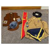 Beaver Vest/Hat & Boy Scout Uniform