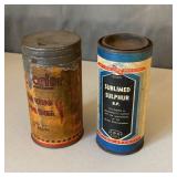 Superior Baking Powder Tin + Sublimed Sulphur IDA