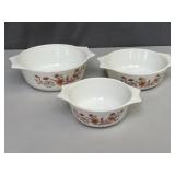 Vintage Pyrex Nesting Bowls 