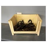 Lot of Metal Hooks, Hinges, Pulls, Mixed Hardware