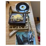 Musical Collection, Violin Stand, Harmonica,