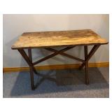 Wooden X Legs Table