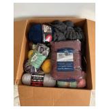 Large Box of Assorted Yarn
