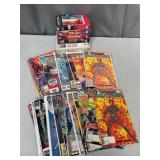 Six VHS Star Trek Movies + Star Trek Comic Books
