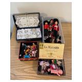 Dolls, Porcelain Miniature Tea Set, British/Scotti
