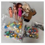 Assorted Dolls, Animals, Action Figures