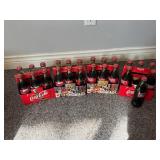 Coca Cola Collectible Sports Glass Bottles