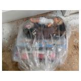 Bag of Yarn, Teddy Bears, Doll Kits Etc