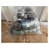 Bag of Assorted Yarn + Doll Kit