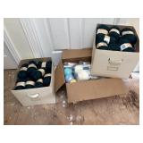 Three Boxes of Assorted Yarn
