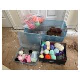 Large Assortment of Yarn + Projects