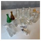 Group of Mixed Vintage Glass Bottles