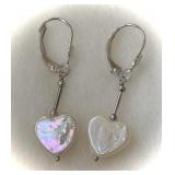 10K Overlay/Pearl Ladies Earrings