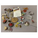 Great Lot of Many Unusual and Rare Pins-Medallions