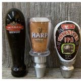 3 Small Beer Tap Handles