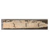 Primitive 32"x6" Coat/Hat Rack