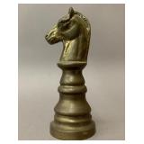 5" Brass Knight Chess Piece Bottle Opener