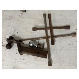 Pair of Wheel Wrenches and 2" Trailer Hitch