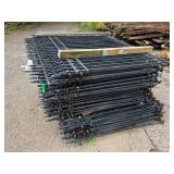 New York Collection Black Steel Fencing