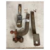 Three 1 1/4" Trailer Hitches