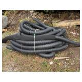 Mixed Perforated & Non-Perforated Black Drain Pipe