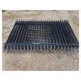 New York Collection Black Steel Fencing