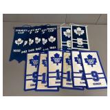 Collection of Toronto Maple Leaf Mini Pennants