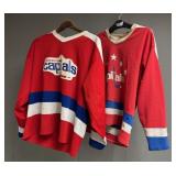 Pair of Washington Capitals Hockey Jerseys