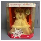 Vintage Mattel SE Happy Holidays Barbie 1989