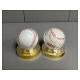 Pat Borders & More Signed Ball + Signed Ball