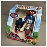 LE M&M Red, White & Blue Candy Dispenser