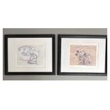 Original Story Sketch "Canine Caddy" & "Brave T
