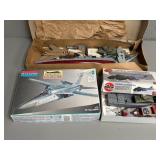 Assorted Military Plastic Models