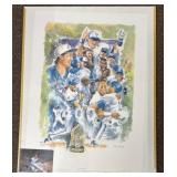 Signed John Olerud On Top of the World 1992 Print