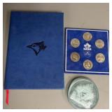 Toronto Blue Jays Coasters, Coins, Journal