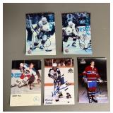 Five Signed Promotional NHL Photos