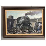 Original Painting of "Old Smokey" Vintage CPR 4-