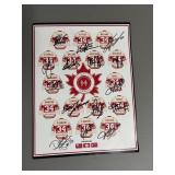 J&J 34th International Cup Signed Poster