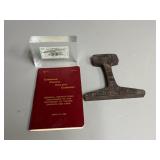 Boston, Hartford & Erie $35 Bond, Rail, Booklet