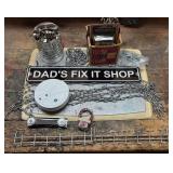 Assorted Shop Organizer Items