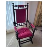 Spring Coiled Antique Rocking Chair