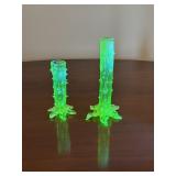 Josh Walsh Victorian Vaseline Uranium Thorn Vases