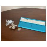 Birks Lucite Necklace, Sculpture Clocks, Swarovski