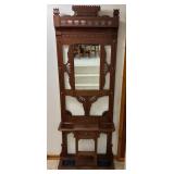 Eastlake Carved Victorian Style Hall Tree