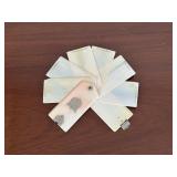 19th Century Ivory Aide Memoire