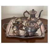 Silver Plate Coffee + Tea Service